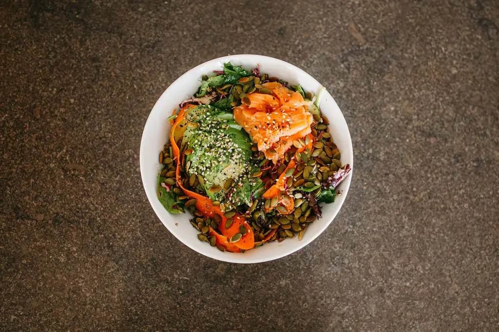 A seasonal plate served at Café Paper Hill